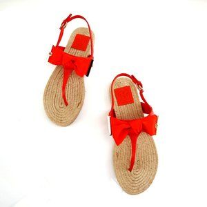 BOWTIE PENNY Sandal in Poppy Red 7.5-8